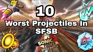 10 worst projectiles in Sonic Forces Speed Battle