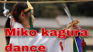 【巫女舞】2022 Shinto shrine Miko kagura dance Japan