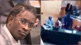 NEW FOOTAGE Of Young Thug CAUGHT Smuggling Perc0cets In The Courtroom Video | MUST WATCH