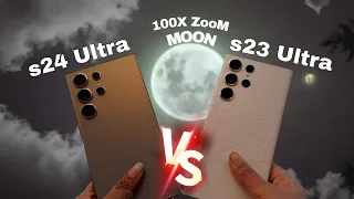 Samsung S24 Ultra VS S23 Ultra MOON ZOOM TEST