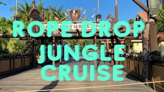 Disney World Jungle Cruise Rope Drop Magic Kingdom #disney