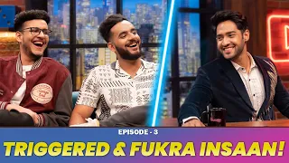 TRIGGERED INSAAN & FUKRA INSAAN ON THUGESH SHOW! S01E03 @triggeredinsaan @FukraInsaan