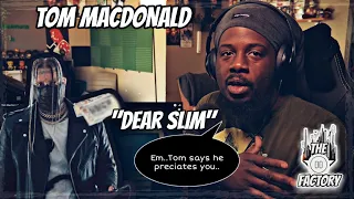 IT'S A HOMAGE!!! |Tom MacDonald - "Dear Slim" (PRODUCED BY EMINEM)| REACT W/H8TFUL