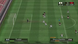 Pro Evolution Soccer 3 ✪ PS2 Gameplay | MILAN vs JUVENTUS (1080p) Full HD