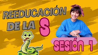 TERAPIA DE LA /S/.Sesión1.  Reeducación de la /S/ Sesión 1. #dislalias #pronunciación #sigmatismo