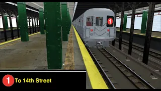 Trainz A New Era: NYCT (1) VanCordlandt Park-242nd Street To 14th Street (Weekend G.O)