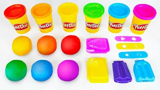 Create and Learn Colors, Fruits & Shapes with Play Doh Ice Cream | Preschool Toddler Learning Video