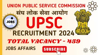 UPSC Latest Recruitment 2024 | UPSC CDS Recruitment notification 2024