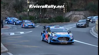 Rallye Monte Carlo 2023 service park circuit of Monaco