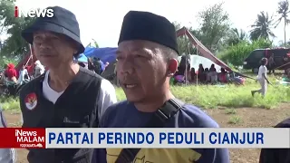 DPD Pantai Perindo Berikan Bantuan Sembako Untuk Korban Gempa Cianjur #iNewsMalam 23/11