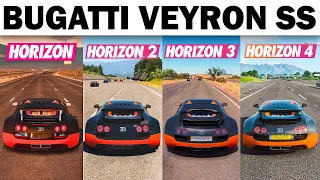 Forza Horizon | Has The Bugatti Veyron gotten Faster Throughout The Forza Horizon Games?