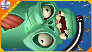 🐍WORMSZONE.IO | GIANT SLITHER SNAKE TOP 01 / Epic Worms Zone Best Gameplay! | Trần Hùng 83