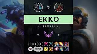 Ekko Jungle vs Graves - KR Master Patch 14.10