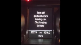 Remove door chime battery discharging message Audi B8 B8.5 using VCDS