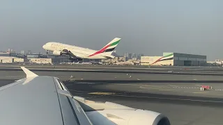 Emirates Airbus A380 Upper Deck Takeoff from Dubai | DXB to Frankfurt