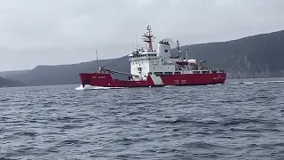 Steaming in St,John's Newfoundland Harbour