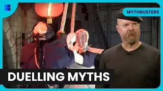 Samurai vs Gunslinger - Mythbusters - S07 EP27 - Science Documentary