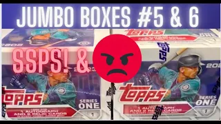 😡Topps! 2023 Topps Series 1 Jumbo Boxes 5-6 **SSP HiT! But Missing Parallel Cards Topps! **