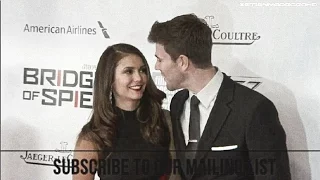 Bridge of Spies World Premiere Red Carpet -  Nina Dobrev and Austin Stowell