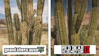 Red Dead Redemption 2 (ONE X) vs GTA V (PC Ultra) | Graphics & Details Comparison | Comparativa