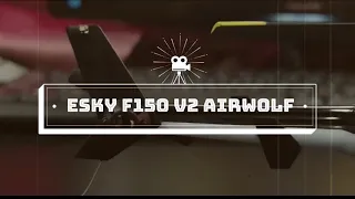 Esky RC V2 F150 Airwolf flying outdoor