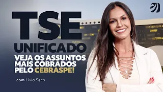 Concurso TSE Unificado: veja os assuntos mais cobrados pelo CEBRASPE!