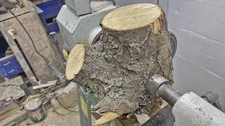 Woodturning - wild pear