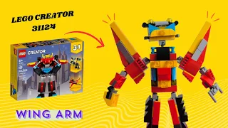 LEGO CREATOR 31124 WING ARM ( Alternate Build ) #lego #moc #mech #tutorial #legoideas #craft #robot