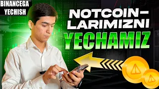 Notcoinni yechish // Notcoinlarni binancega chiqarish // Notcoin yechish