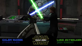 Star Wars Versus Series: Luke Skywalker vs Galen Marek