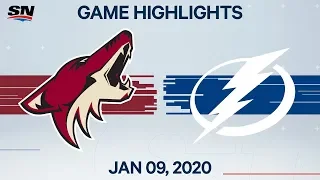 NHL Highlights | Coyotes vs. Lightning – Jan. 9, 2020