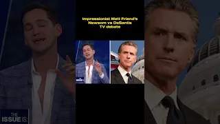 Impression of Newsom vs DeSantis Debate