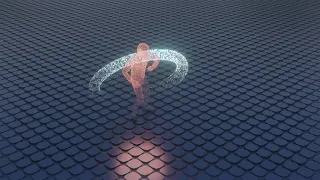 salsa dance. Geometry nodes blender 3d