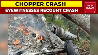 Gen Bipin Rawat Chopper Crash: India Salutes Its Brave-Hearts; Eyewitnesses Recount Crash