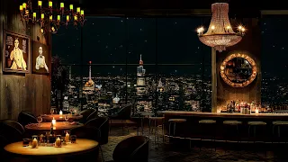 Elegant Saxophone Jazz Music in Cozy Bar Ambience - Late Night Jazz Bar Music for Relax, Work, Focus