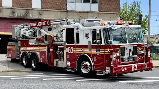 🌟 BRAND NEW 🌟 FDNY Engine 167 And Tower Ladder 87 Responding