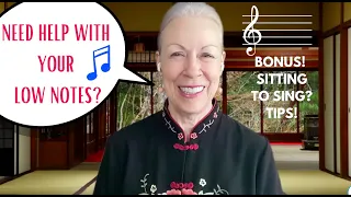 Struggling With Low Notes? Plus Sitting To Sing Tips! Barbara Lewis Singing After 4