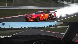 AC drift run Toyota Supra A80 Suzuka GP (AC REBOOT TEAM)