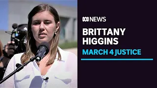 Brittany Higgins tells women's March 4 Justice rally in Canberra 'the system is broken' | ABC News