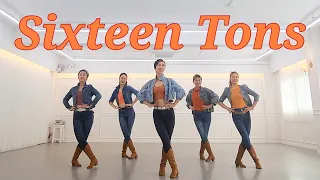 Sixteen Tons LINEDANCE/초급라인댄스/Choreo: Colin Ghys, José Miguel Belloque Vane/전국지부모집 010-5469-9632