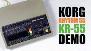 Korg Rhythm 55 KR-55 Demo