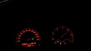 BMW X3 2.0d E83 215 km/h Top Speed Run on German Autobahn