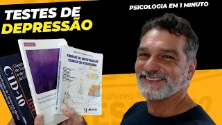 TESTES DE DEPRESSÃO. Psicologia em 1 Minuto