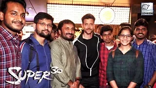 Hrithik Roshan Meets The Real Students Of Super 30 | LehrenTV