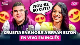 CRUSITA ENAMORA A BRYAN ELTON EN VIVO EN INGLÉS