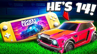 Nintendo Switch Rocket League Prodigy is Clipping on Pros!!