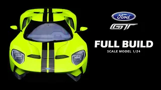 Ford GT | Tamiya | 1/24 | Scale Model Building | ASMR