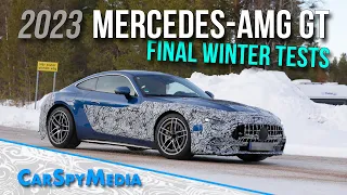 2023 Mercedes-AMG GT Prototype Spied Final Winter Testing In Sweden Launch Expected Later This Year