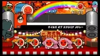 【太鼓の達人 Wii5】テイルズ オブ エクシリア メドレー（かんたん）【オート動画】