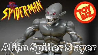 Spider-Man: The Animated Series Alien Spider Slayer Retro Toy Review!